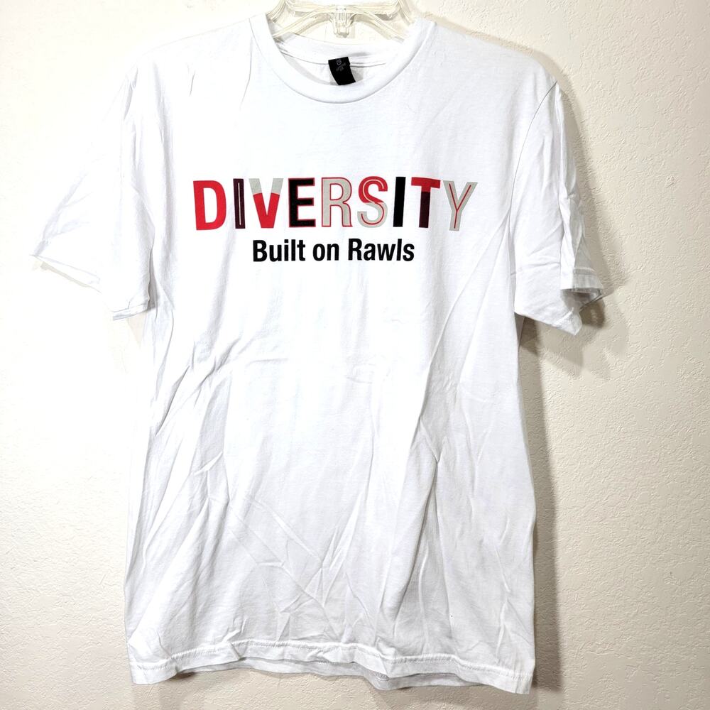 Texas Tech Rawls College of Business Diversity White Tee Shirt Medium Gildan